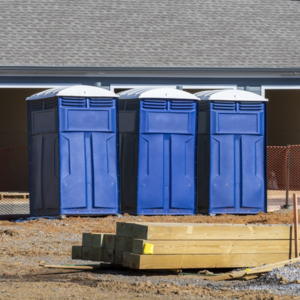 what is the maximum capacity for a single porta potty in Carnelian Bay CA